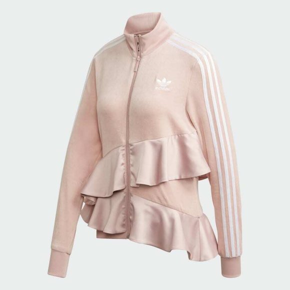 adidas Originals Pink Ruffled Jacket - Picture 2 of 3